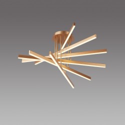 Потолочный светильник Este 3527/6-D80 brushed gold