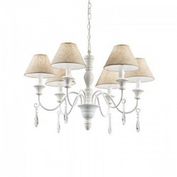 Люстра Ideal Lux PROVENCE SP6 BIANCO ANTICO 003399