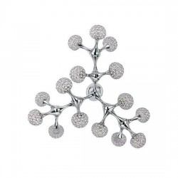 Люстра Ideal Lux NODI CRYSTAL PL15 CROMO 093512