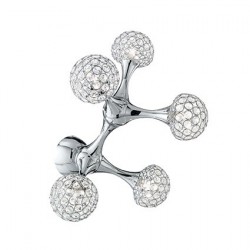 Бра Ideal Lux NODI CRYSTAL PL5 CROMO 098043