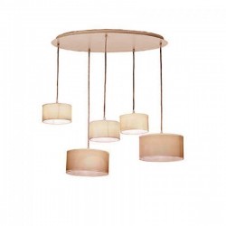 Подвесной светильник Ideal Lux EKOS SP5 CANVAS 110868