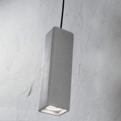 Подвесной светильник IDEAL LUX 150673 SP1 Square Cemento Oak