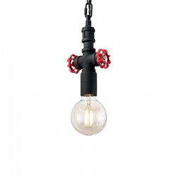 Подвесной светильник IDEAL LUX 155906 SP1 Nero Plumber