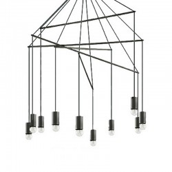 Люстра IDEAL LUX 158860 SP10 Nero Pop