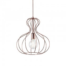 Подвесной светильник IDEAL LUX 166209 Ampolla-1 SP1 Rame Ampolla