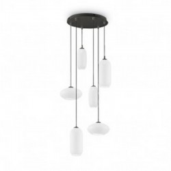 Люстра IDEAL LUX 173023 SP6 Nero Voga