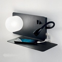 Бра IDEAL LUX 174846 Book-2 AP1 Nero Book