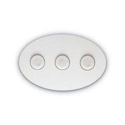 Потолочный светильник IDEAL LUX 175768 PL3 Bianco Logos