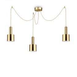 Подвесной светильник Ideal Lux 231600 Holly SP3 Ottone Satinato