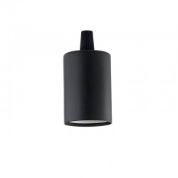 Патрон Ideal Lux 242576 Portalampada E27 Liscio Nero