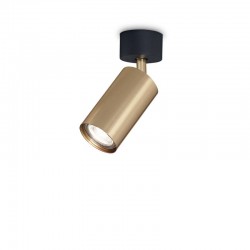 Накладной светильник Ideal Lux 244662 Dynamite PL1 Ottone Satinato