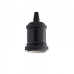 Патрон Ideal Lux 249209 Portalampada E27 Ghiera Nero