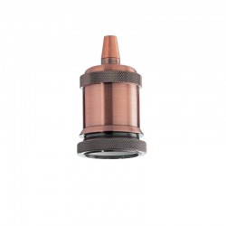 Патрон Ideal Lux 249223 Portalampada E27 Ghiera Rame Brunito