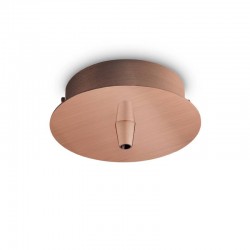 Крепление Ideal Lux 249278 Rosone Metallo 1 Luce Rame Brunito