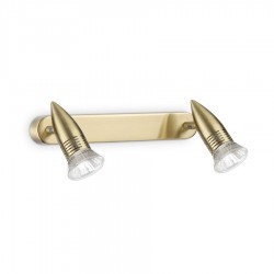 Бра IDEAL LUX 287829 ALFA AP2 OTTONE SATINATO