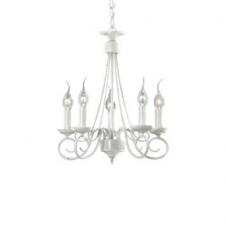 Люстра Ideal Lux BRANDY SP5 BIANCO ANTICO 066622