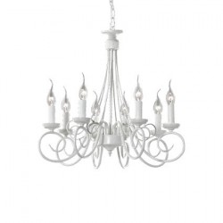Люстра Ideal Lux BRANDY SP8 BIANCO ANTICO 066639