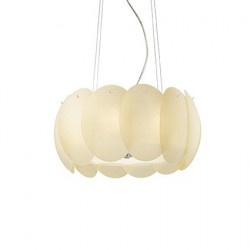 Подвесной светильник Ideal Lux OVALINO SP5 AMBRA 089096
