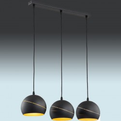 Подвесной светильник TK Lighting 2081 YODA BLACK ORBIT